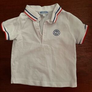 Jacadi baby boy short sleeve polo shirt 24 months